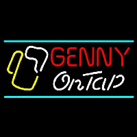 Genny On Tap Neontábla