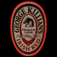 George Killians Irish Red Beer Sign Neontábla