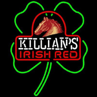 George Killians Irish Red Shamrock Beer Sign Neontábla