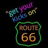 Get Your Kicks on Route 66 Neontábla