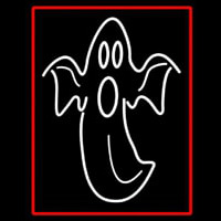 Ghost With Red Border Neontábla