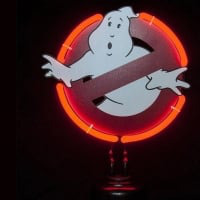 Ghostbusters Desktop Neontábla