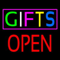 Gifts Block Open Neontábla