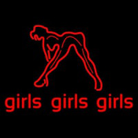 Girls Girls Girls Strip Club Neontábla