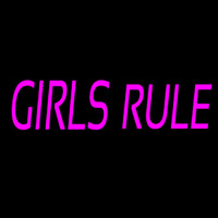Girls Rule Neontábla