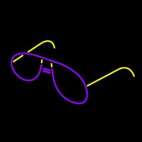 Glow Eye Glasses Neontábla