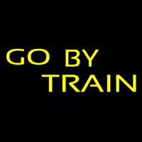 Go By Train Neontábla