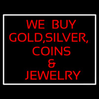 Gold Silver Coins Neontábla