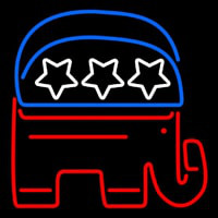 Gop Elephant Republican Party Neontábla