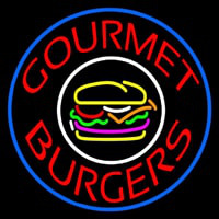 Gourmet Burgers Circle Neontábla