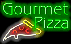 Gourmet Pizza Neontábla