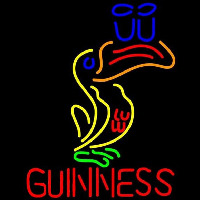 Great Looking Multicolored Guinness Beer Sign Neontábla