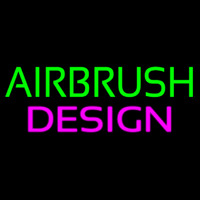 Green Airbrush Design Neontábla