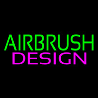 Green Airbrush Pink Design Neontábla