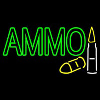 Green Ammo Neontábla