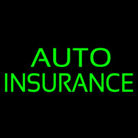 Green Auto Insurance Neontábla