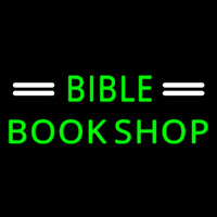 Green Bible Book Shop Neontábla
