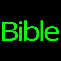 Green Bible Neontábla