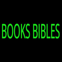 Green Books Bibles Neontábla