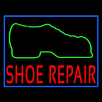 Green Boot Red Shoe Repair Neontábla