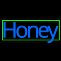 Green Border Honey Neontábla