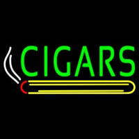 Green Cigars Logo Neontábla