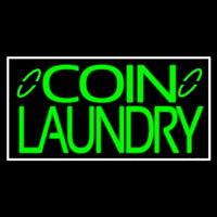 Green Coin Laundry Neontábla