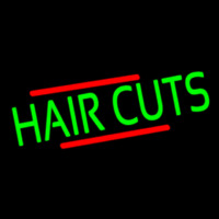 Green Hair Cuts Neontábla