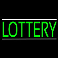 Green Lottery Neontábla