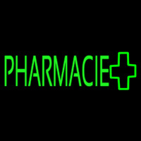 Green Pharmacie Logo Neontábla