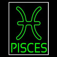 Green Pisces Neontábla