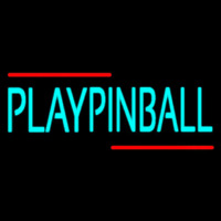 Green Play Pinball 1 Neontábla