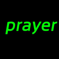 Green Prayer Neontábla