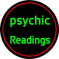 Green Psychic Readings Neontábla