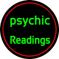 Green Psychic Readings Neontábla