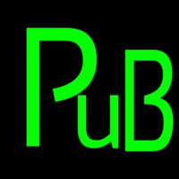 Green Pub Neontábla