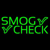Green Smog Check Neontábla