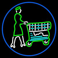 Grocery Logo Neontábla
