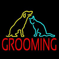 Grooming Logo 1 Neontábla