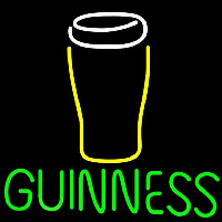 Guinness Glass 2 Beer Sign Neontábla