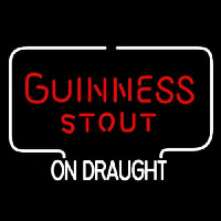 Guinness Stout ON DRAUGHT Neontábla