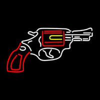 Gun Logo Neontábla