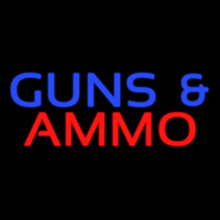 Guns And Ammo Neontábla