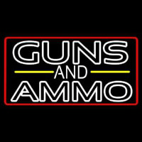 Guns And Ammo Neontábla