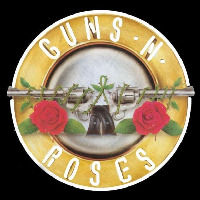 Guns N Roses Ever Time Rock Band Neontábla
