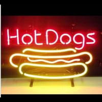 HOT DOGS Neontábla
