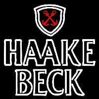 Haake Becks Logo Beer Sign Neontábla