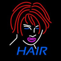 Hair Girl Logo Neontábla