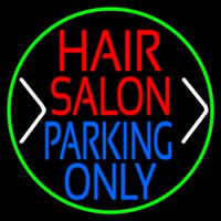 Hair Salon Parking Only Neontábla