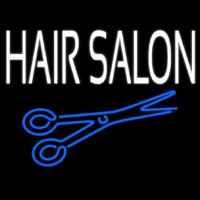 Hair Salon With Scissor Neontábla